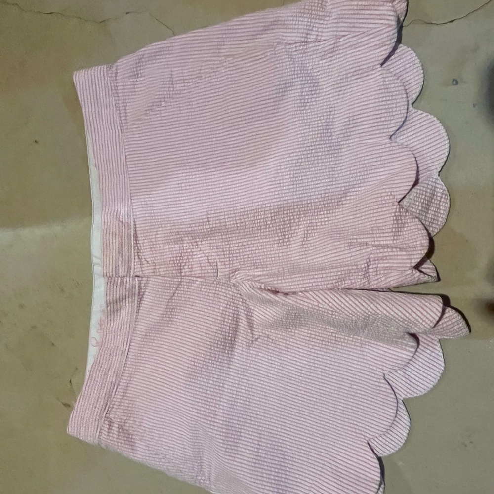 Lily Pulitzer Pink Scalloped Hem Shorts